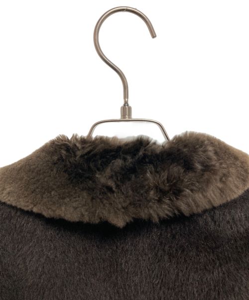 MaxMara（マックスマーラ）MaxMara (マックスマーラ) アルパカ混コート ブラウン サイズ:SIZE 40の古着・服飾アイテム