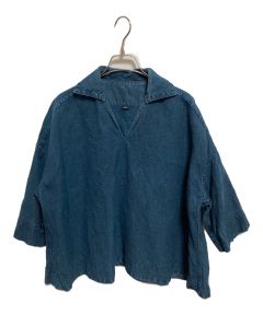 中古・古着通販】orSlow (オアスロウ) インディゴリネンプルオーバー