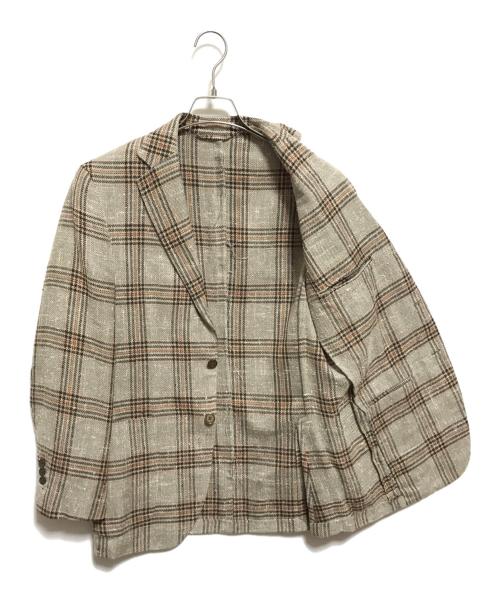 BEAMS F（ビームスエフ）BEAMS F (ビームスエフ) 2Bジャケット ベージュ サイズ:48の古着・服飾アイテム