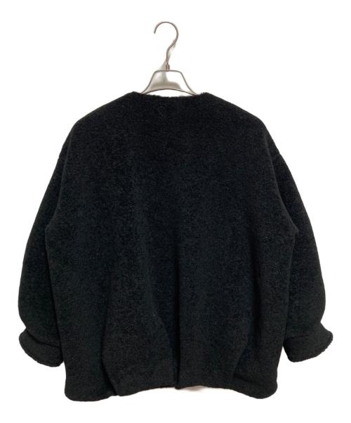 kelen（ケレン）kelen (ケレン) ノーカラーコクーンジャケット ブラック サイズ:Mの古着・服飾アイテム