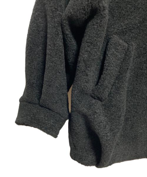 kelen（ケレン）kelen (ケレン) ノーカラーコクーンジャケット ブラック サイズ:Mの古着・服飾アイテム