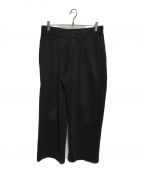 universal productsユニバーサルプロダクツ）の古着「Phatee Hemp Sweat Trousers」｜ブラック