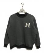 D himダブルスタンダードクロージングヒム）の古着「クルーネックスウェット」｜グレー