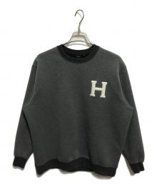 D him（ダブルスタンダードクロージングヒム）の古着「クルーネックスウェット」｜グレー