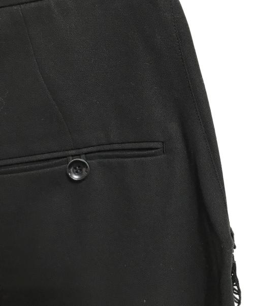 Mame Kurogouchi（マメクロゴウチ）Mame Kurogouchi (マメクロゴウチ) Cording Embroidery Detail Cotton Skirt ブラック サイズ:2の古着・服飾アイテム