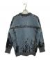 DIESEL (ディーゼル) M-RODI ニットカーディガン ブルー×ブラック サイズ:XS：14000円