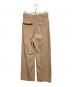 MUSE de Deuxieme Classe (ミューズ ドゥーズィエム クラス) FIBRY TUCK ワイドパンツ ベージュ サイズ:S：5000円