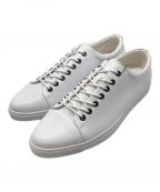 NICOLEニコル）の古着「スムースレザースニーカー」｜ホワイト