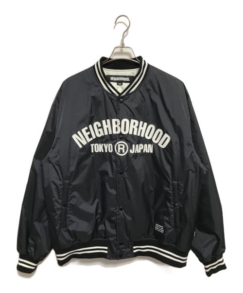 NEIGHBORHOOD（ネイバーフッド）NEIGHBORHOOD (ネイバーフッド) ベースボールジャケット ブラック サイズ:Lの古着・服飾アイテム