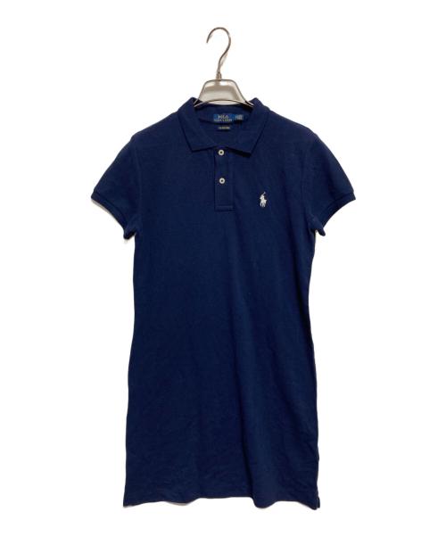 POLO RALPH LAUREN（ポロ・ラルフローレン）POLO RALPH LAUREN (ポロ・ラルフローレン) THE MESH MINI ポロワンピース ネイビー サイズ:S 未使用品の古着・服飾アイテム