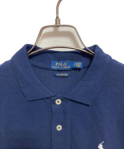 POLO RALPH LAUREN（ポロ・ラルフローレン）POLO RALPH LAUREN (ポロ・ラルフローレン) THE MESH MINI ポロワンピース ネイビー サイズ:S 未使用品の古着・服飾アイテム