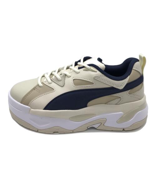 PUMA（プーマ）PUMA (プーマ) 別注BLSTR BILLYS ベージュ×ネイビー サイズ:24cmの古着・服飾アイテム