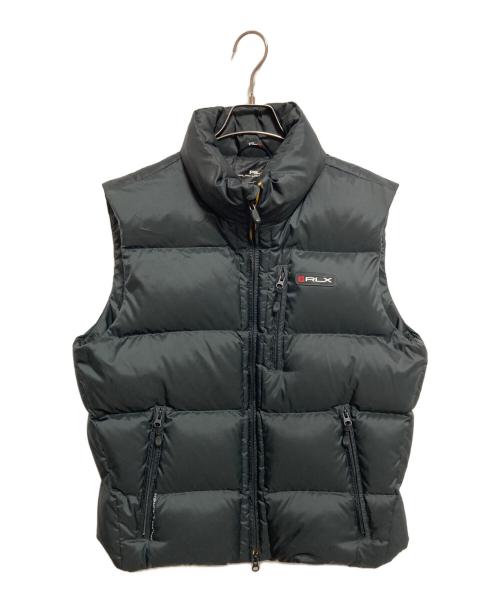 RLX RALPH LAUREN（アールエルエックスラルフローレン）RLX RALPH LAUREN (アールエルエックスラルフローレン) ダウンベスト ブラック サイズ:Lの古着・服飾アイテム