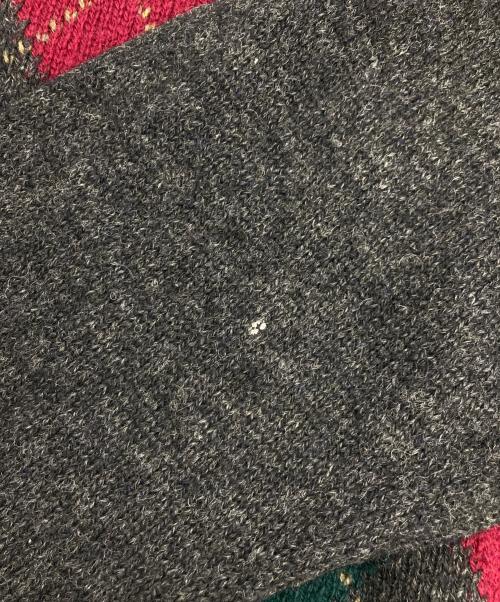 Burberry's（バーバリー）Burberry's (バーバリーズ) アーガイルニット グレー サイズ:Mの古着・服飾アイテム