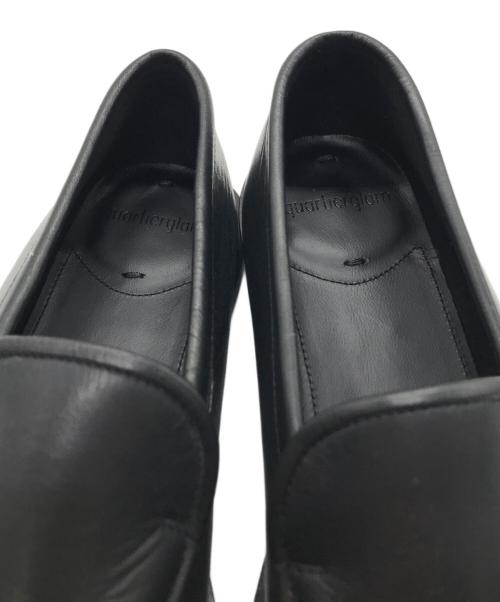 quartierglam（カルチェグラム）quartierglam (カルチェグラム) EDGE LOAFERS ブラック サイズ:22.5㎝の古着・服飾アイテム