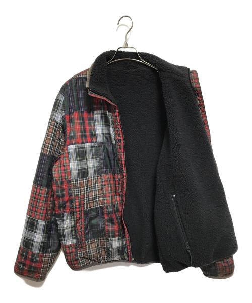 stussy（ステューシー）stussy (ステューシー) リバーシブルボアジャケット レッド×グリーン サイズ:Lの古着・服飾アイテム