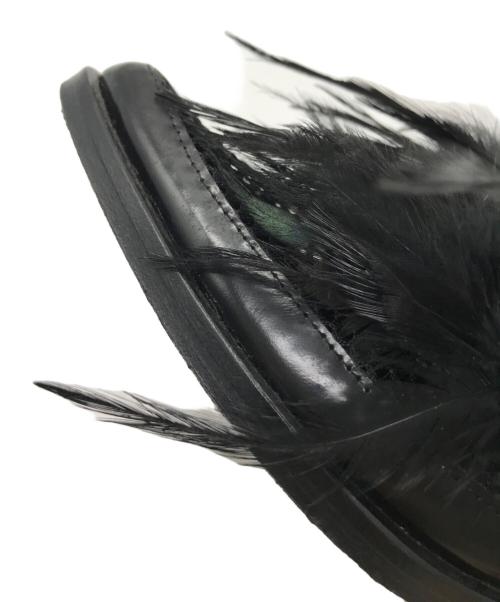 TOGA PULLA（トーガ プルラ）TOGA PULLA (トーガ プルラ) フェザー付きパンプス ブラック サイズ:SIZE 36の古着・服飾アイテム