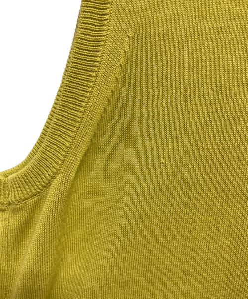 GALERIE VIE（ギャルリーヴィー）GALERIE VIE (ギャルリーヴィー) クレープコットン ノースリーブプルオーバー グリーン サイズ:Sの古着・服飾アイテム