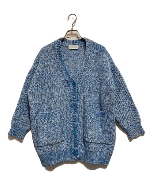 christian wijnants（クリスチャン ワイナンツ）christian wijnants (クリスチャン ワイナンツ) コットンウールカーディガン ブルー サイズ:Sの古着・服飾アイテム