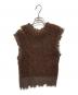 muller of yoshiokubo (ミュラーオブヨシオクボ) glitter knit vest ブラウン サイズ:SIZE 36：7000円