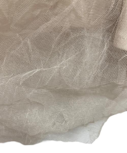 FRAMeWORK（フレームワーク）FRAMeWORK (フレームワーク) チュールワッシャー2Wayスカート ベージュ サイズ:36の古着・服飾アイテム