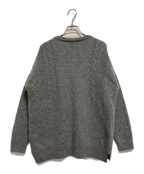 ANOTHER OFFICE（アナザーオフィス）ANOTHER OFFICE (アナザーオフィス) ウール混カーディガン グレー サイズ:SIZE 01の古着・服飾アイテム