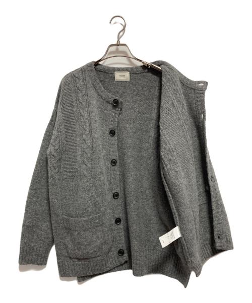 ANOTHER OFFICE（アナザーオフィス）ANOTHER OFFICE (アナザーオフィス) ウール混カーディガン グレー サイズ:SIZE 01の古着・服飾アイテム