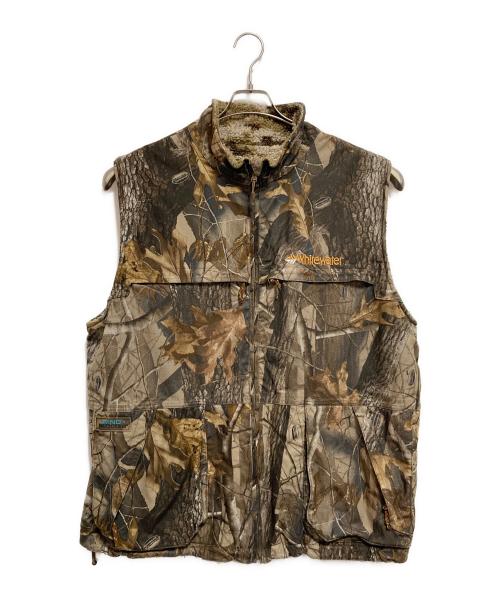whitewater（ホワイトウォーター）whitewater (ホワイトウォーター) リバーシブルベスト オリーブ サイズ:XLの古着・服飾アイテム
