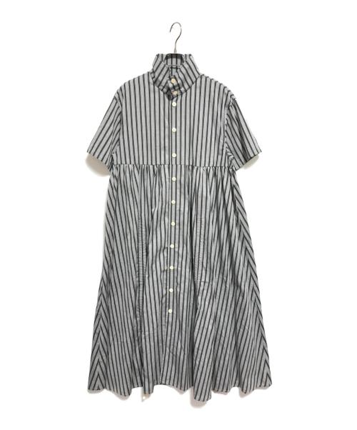 so.C.hu（ソクチュウ）so.C.hu (ソクチュウ) レイヤードワンピース ブラック×グレー サイズ:M 未使用品の古着・服飾アイテム