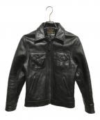 COOTIEクーティー）の古着「Ranger jacket ポリスマンレザージャケット」｜ブラック