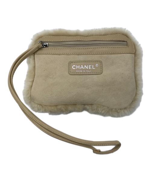 CHANEL（シャネル）CHANEL (シャネル) ココマークムートントートバッグ アイボリーの古着・服飾アイテム