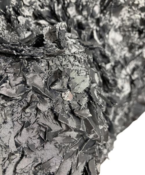 SPECCHIO（スペッチオ）SPECCHIO (スペッチオ) プリーツフレンチ袖ブラウス グレー サイズ:40の古着・服飾アイテム