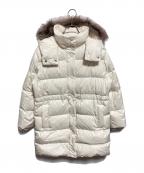 COACHコーチ）の古着「ダウンコート」｜アイボリー