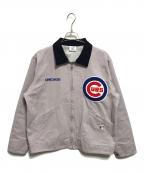 JOURNAL STANDARD relume×MLBジャーナルスタンダード レリューム×エムエルビー）の古着「別注フェードダック ジャケット」｜ネイビー×グレー