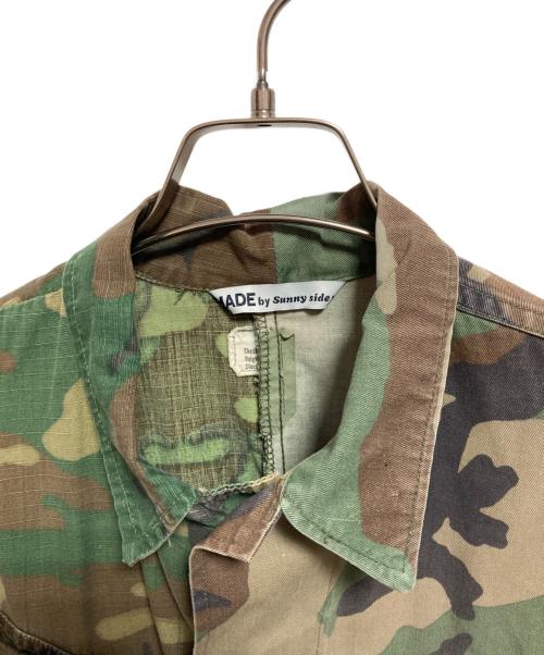 MADE by sunnysideup（メイド バイ サニーサイドアップ）MADE by sunnysideup (メイド バイ サニーサイドアップ) ミリタリージャケット グリーン サイズ:Sの古着・服飾アイテム