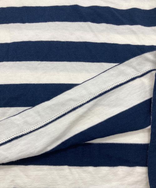 Salvatore Ferragamo（サルヴァトーレ フェラガモ）Salvatore Ferragamo (サルヴァトーレ フェラガモ) ボーダーTシャツ ネイビー×ホワイト サイズ:XSの古着・服飾アイテム