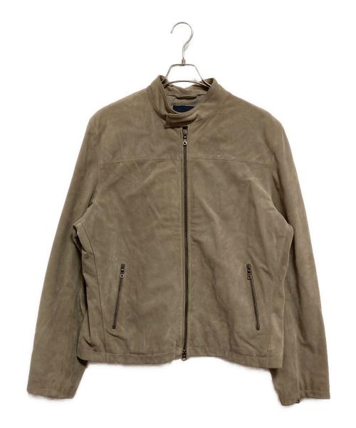 BANANA REPUBLIC（バナナリパブリック）BANANA REPUBLIC (バナナリパブリック) スウェードジャケット ベージュ サイズ:XLの古着・服飾アイテム