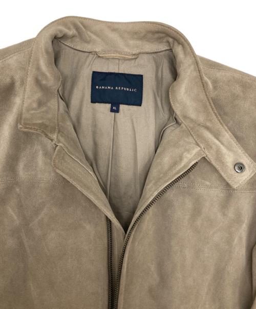 BANANA REPUBLIC（バナナリパブリック）BANANA REPUBLIC (バナナリパブリック) スウェードジャケット ベージュ サイズ:XLの古着・服飾アイテム