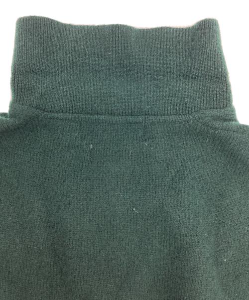 POLO RALPH LAUREN（ポロ・ラルフローレン）POLO RALPH LAUREN (ポロ・ラルフローレン) ラムウールニットポロシャツ グリーン サイズ:Mの古着・服飾アイテム