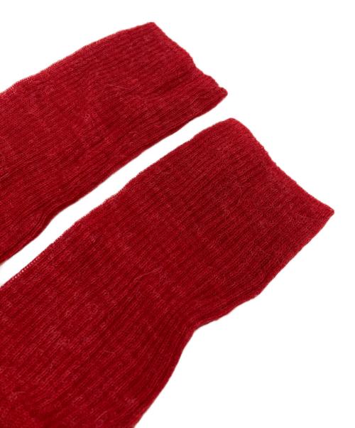 STUNNING LURE（スタニングルアー）STUNNING LURE (スタニングルアー) シアーアルパカヘンリートップス レッド サイズ:Mの古着・服飾アイテム