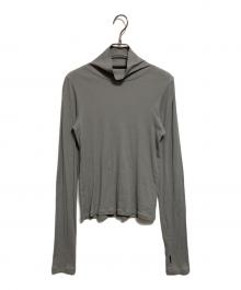 RIM.ARK（リムアーク）の古着「Cotton high neck tops」｜グリーン