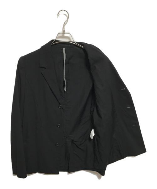 KAZUYUKI KUMAGAI ATTACHMENT（カズユキクマガイ アタッチメント）KAZUYUKI KUMAGAI ATTACHMENT (カズユキクマガイ アタッチメント) ストリームジョーゼットジャケット ブラック サイズ:1の古着・服飾アイテム