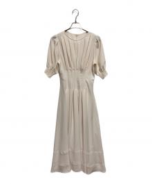 L'Or（ロル）の古着「Tuck Drape Dress」｜アイボリー