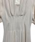 中古・古着 L'Or (ロル) Tuck Drape Dress アイボリー サイズ:S 未使用品：7000円