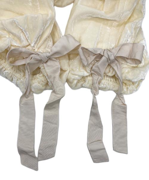 DRAWER（ドゥロワー）DRAWER (ドゥロワー) ベロアスウェット アイボリー サイズ:なしの古着・服飾アイテム