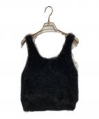 BATONER×UNITED ARROWS TOKYOバトナ―×ユナイテッドアローズトウキョウ）の古着「シャギーニットタンクトップ」｜ブラック