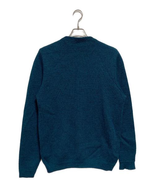 THUNDERBIRD（サンダーバード）THUNDERBIRD (サンダーバード) メタルボタンニットカーディガン ブルー サイズ:Lの古着・服飾アイテム