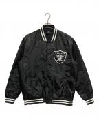 NFLエヌエフエル）の古着「スタジャン」｜ブラック