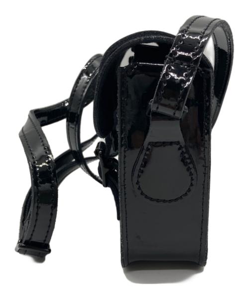 Dr.Martens（ドクターマーチン）Dr.Martens (ドクターマーチン) エナメルショルダーバッグ ブラックの古着・服飾アイテム