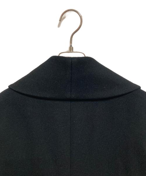 INDIVI（インディヴィ）INDIVI (インディヴィ) ショールカラーロングコート ブラック サイズ:40の古着・服飾アイテム